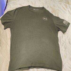 Under Armour Men's Army Green Short Sleeve Tee